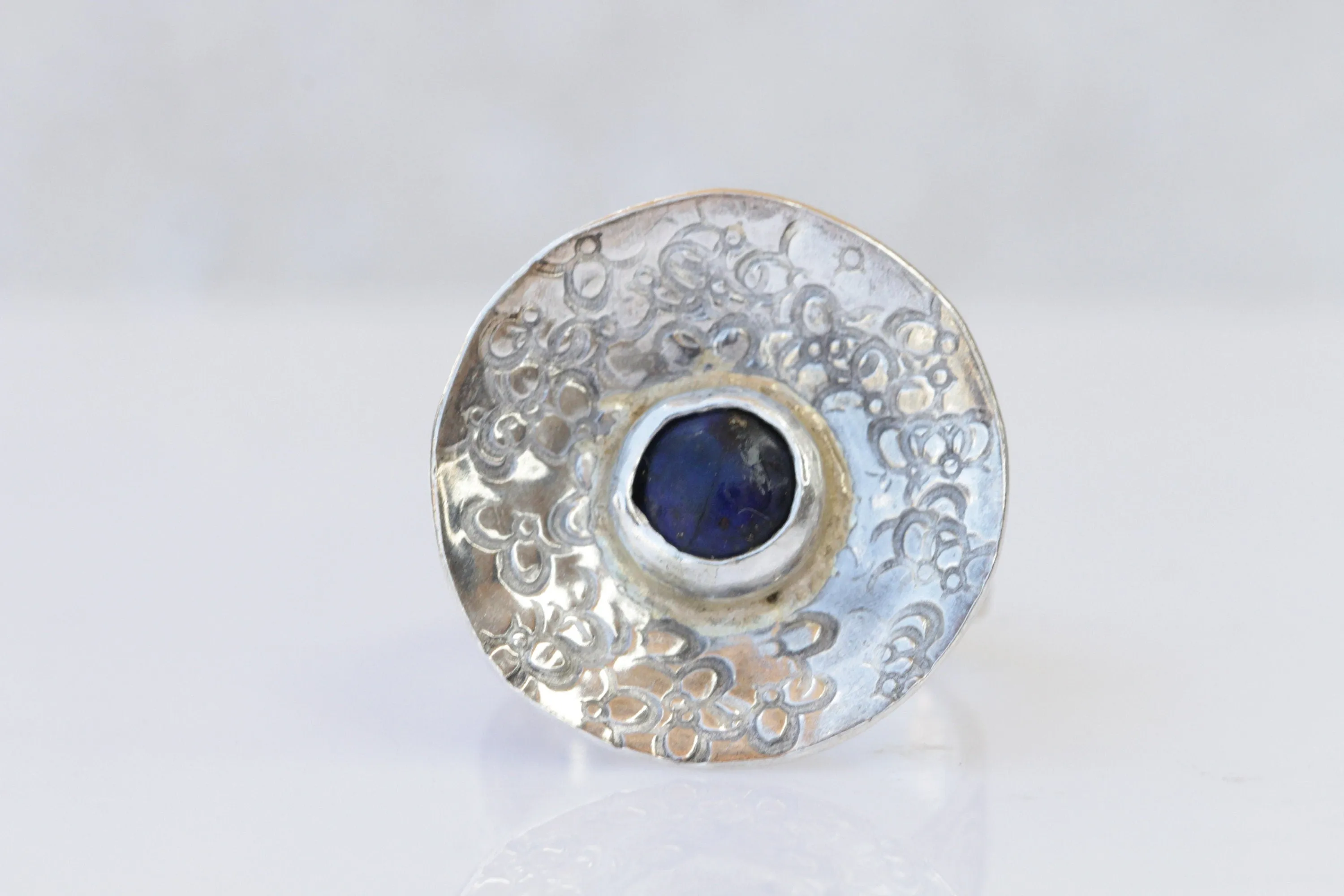 Lapis Silver sterling ring