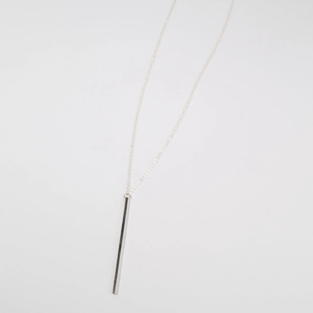 Linear Bar Necklace - Choose Your Metal