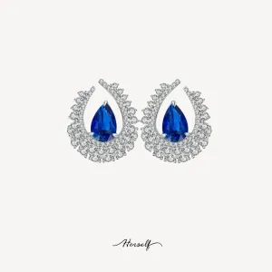 Luna Sapphire Earrings