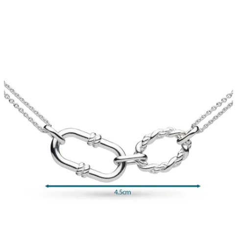 Marina Rope Link Duo Grande Twin Chain Necklace