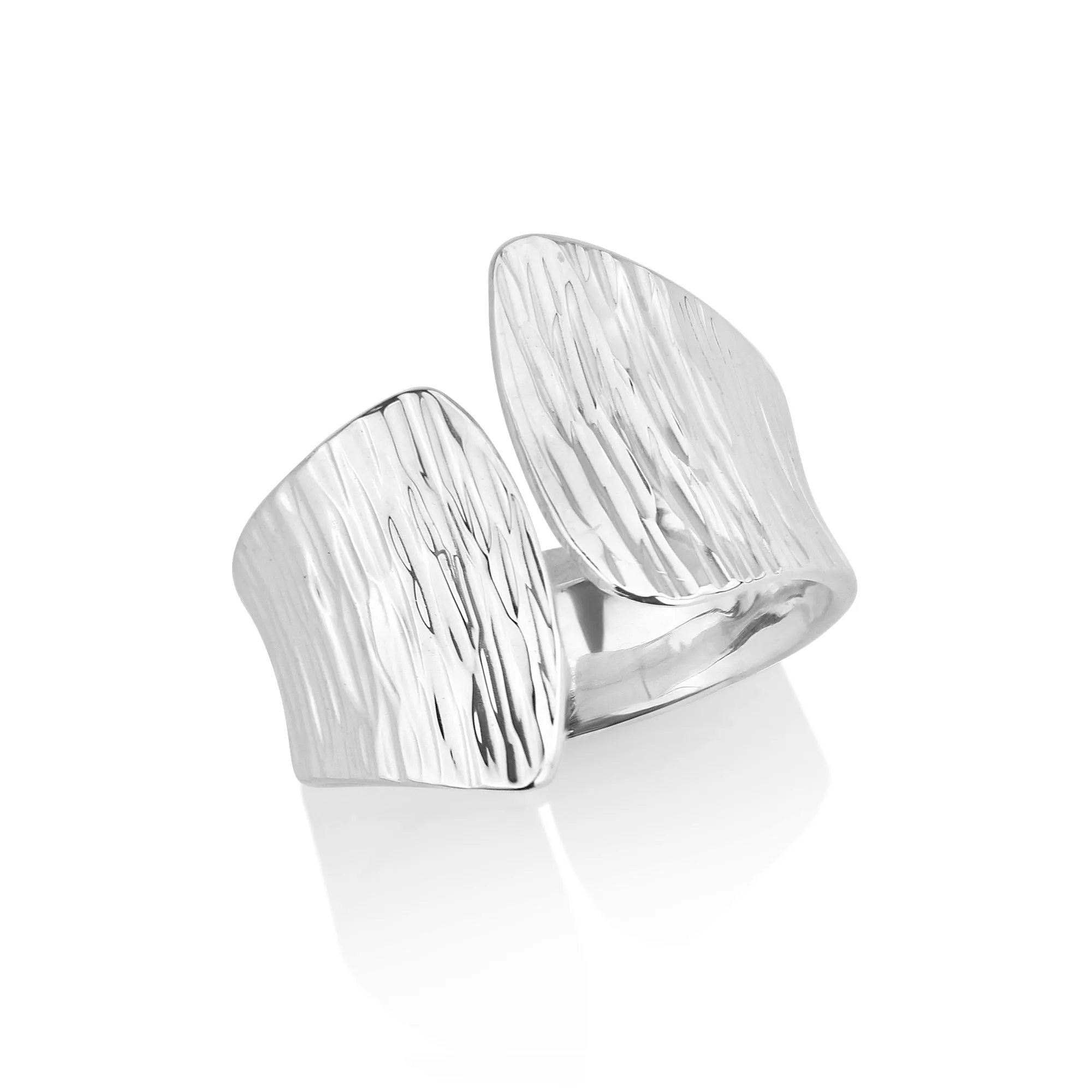 Megan EZ Hammered Silver Ring