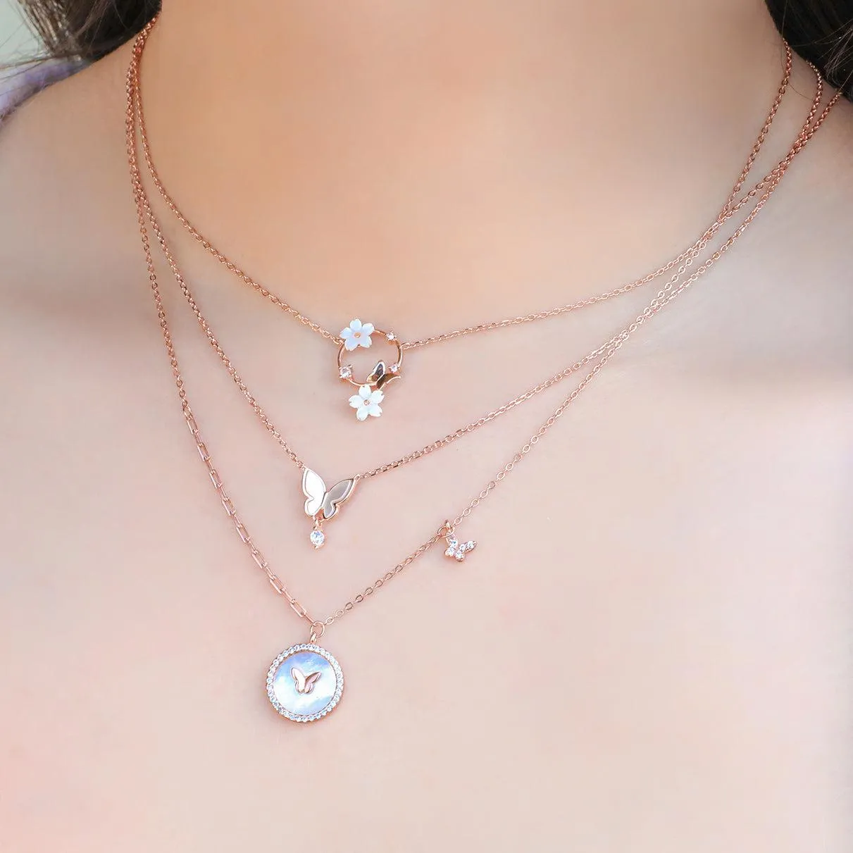 Merry Butterfly Necklace