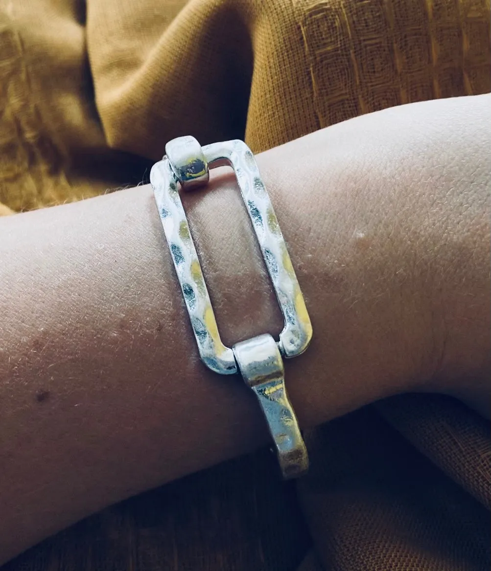 Metal Rectangle Bracelet