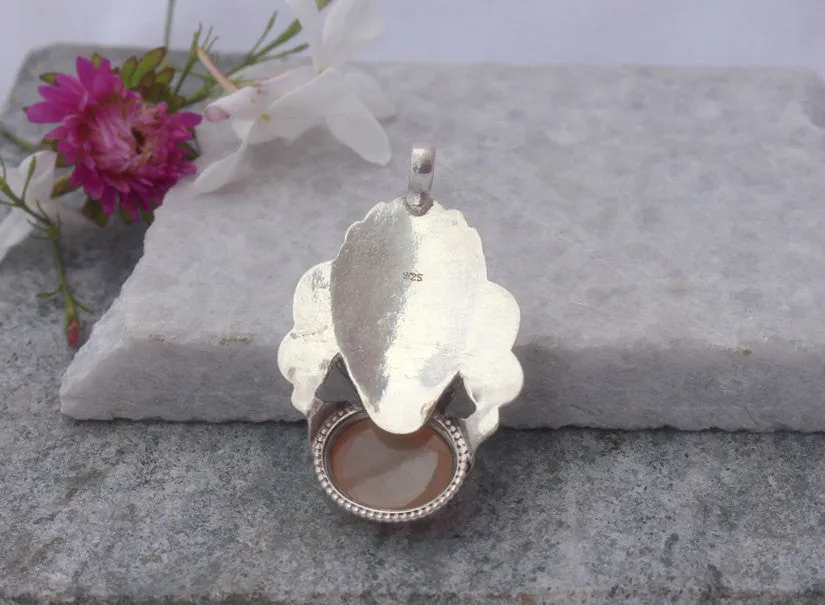 Moonstone Sterling Silver Pendant