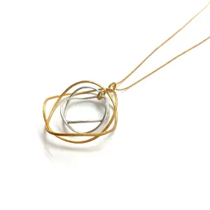 Orbital Hoop Necklace - Gold/Silver