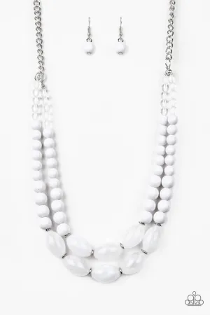 Paparazzi Sundae Shoppe - White Necklace