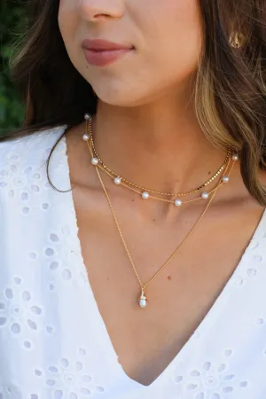 Pearl Snap Necklace