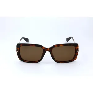 Polaroid Brown Metal Sunglasses