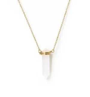 Quartz Pendant Necklace