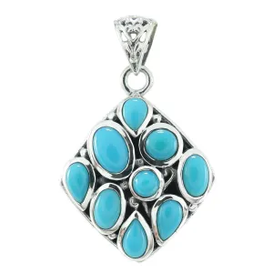 Samuel B. Sterling Silver Turquoise Pendant (96969)