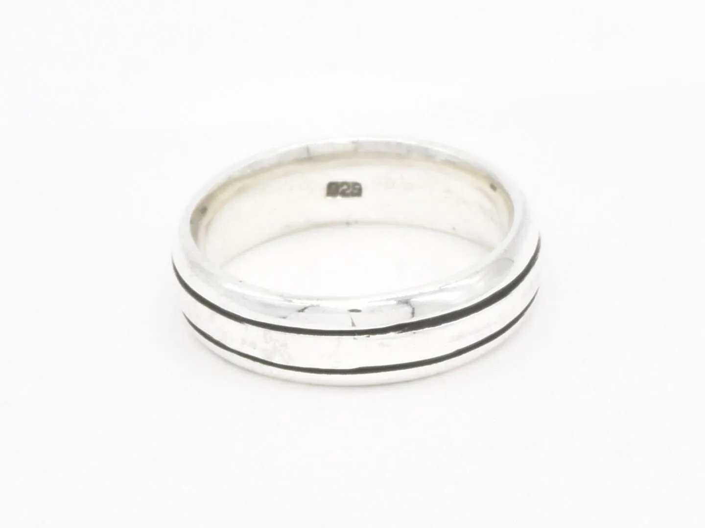 Silver Line Ring - Modern Silver Ring - Minimalist Silver Ring