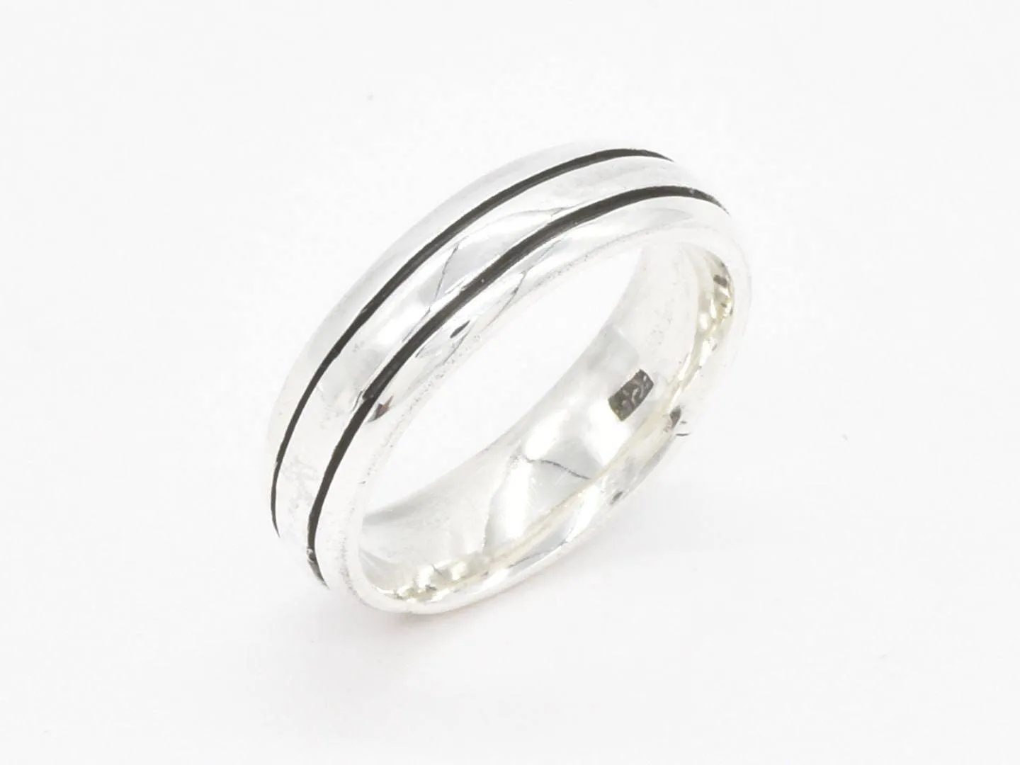 Silver Line Ring - Modern Silver Ring - Minimalist Silver Ring