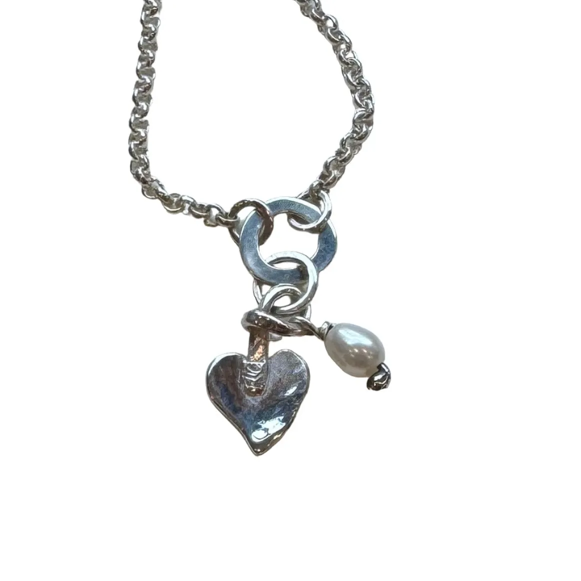 Silver princess necklace