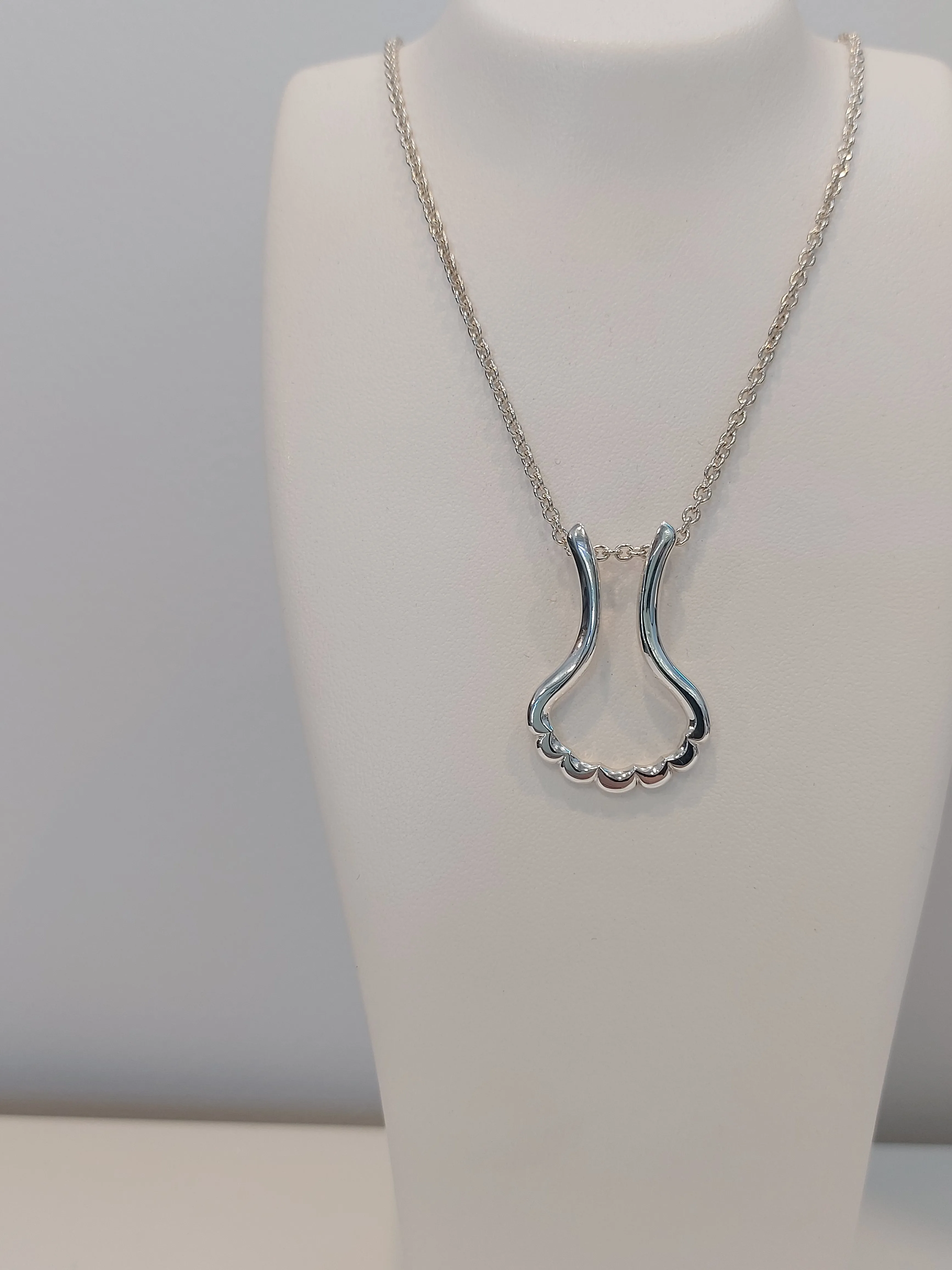 Silver Ring Holder Pendant