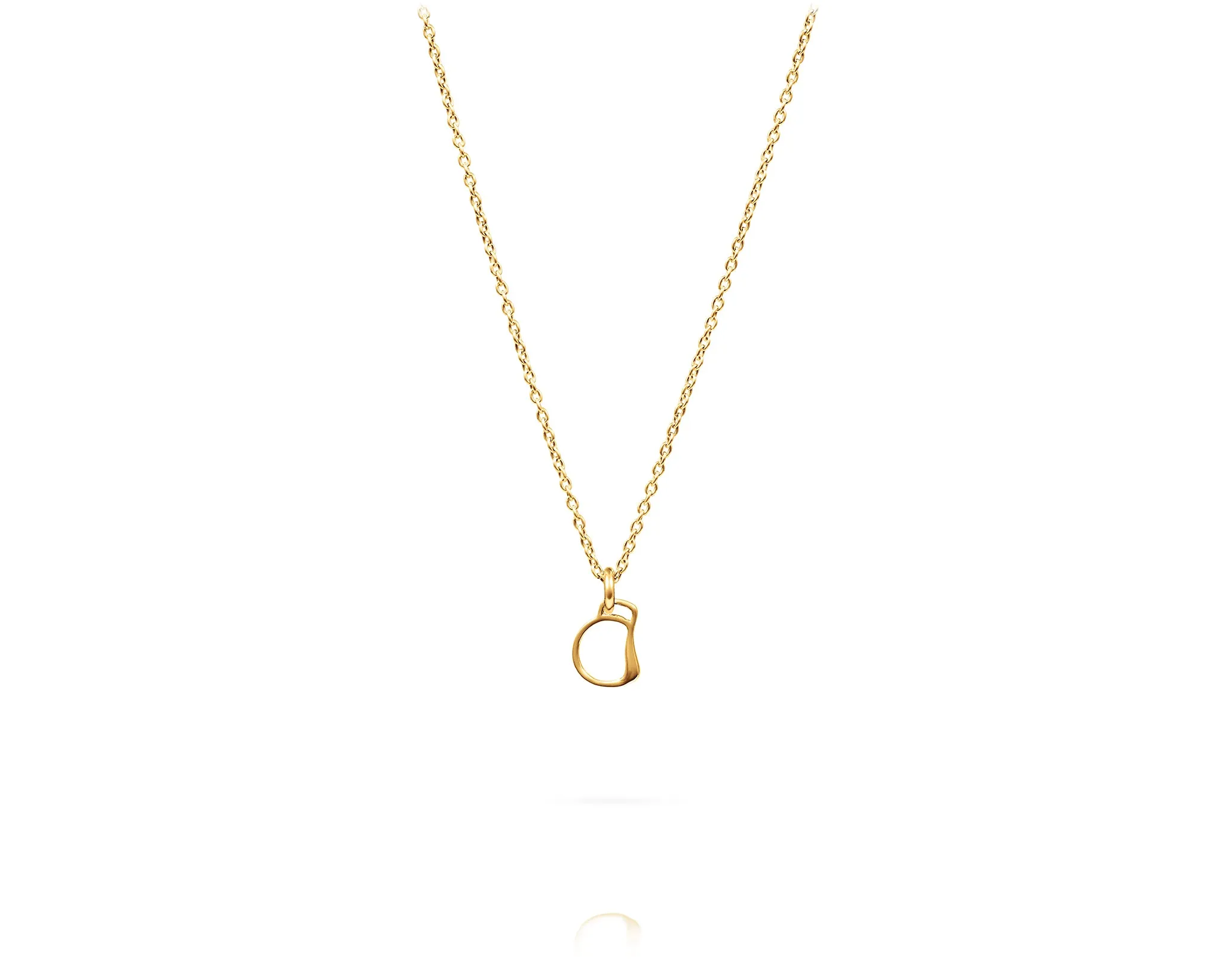 Small Cheval Bit Charm Necklace | Gold