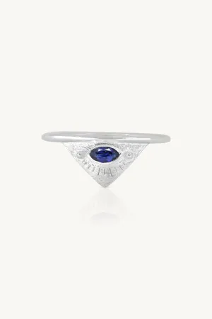 Solaris Sapphire Silver Ring