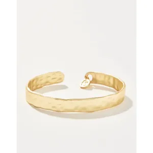 Spartina Gold Hammered Cuff