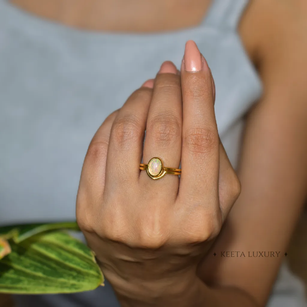 Stackable Bundle - Opal Ring