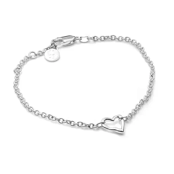 Stolen Girlfriends Club Sterling Silver Melted Heart Bracelet