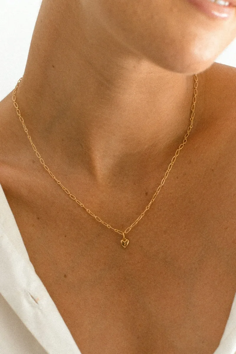 Sweetheart Necklace - Gold