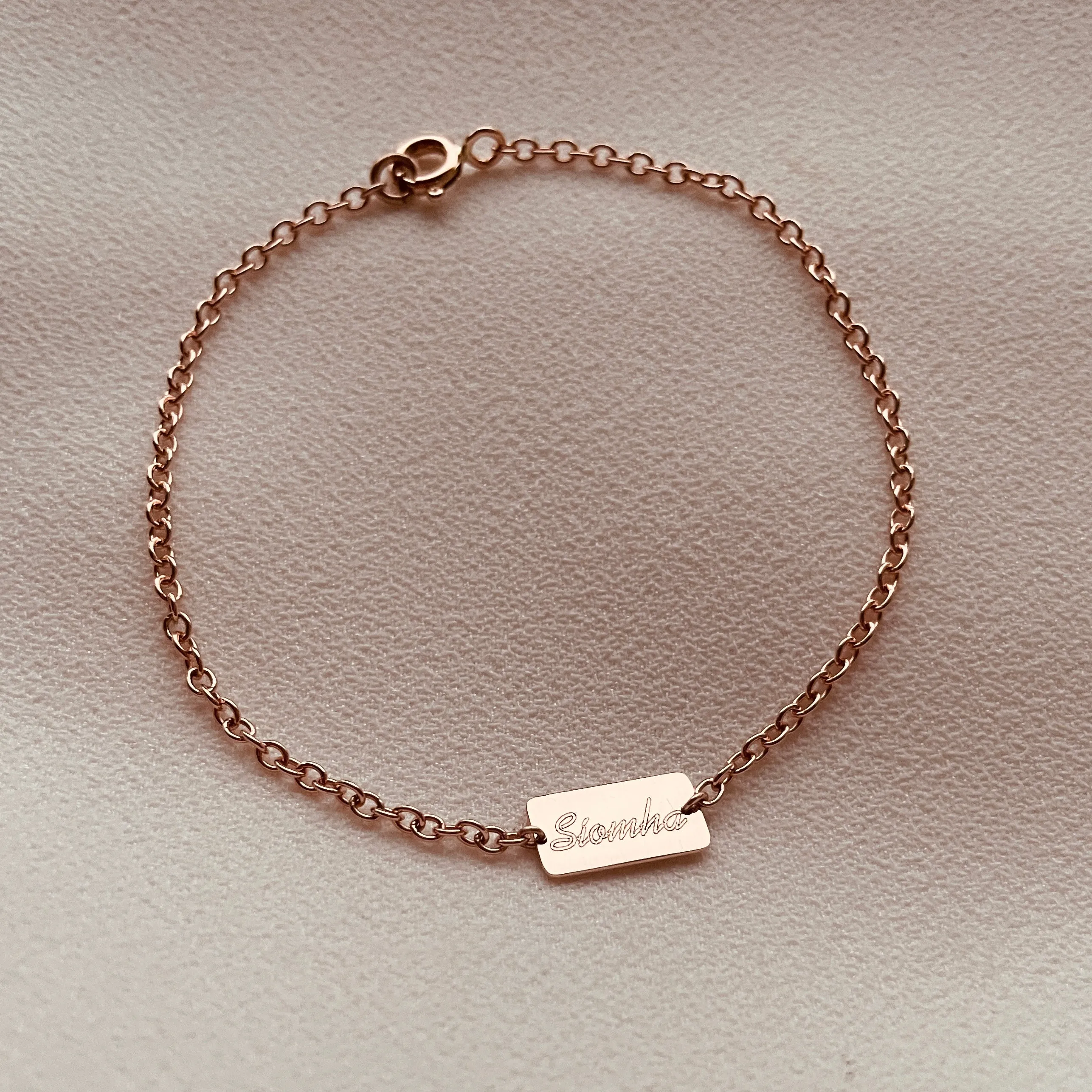 Tailor-Made Landscape Slip Bracelet - Rose Gold