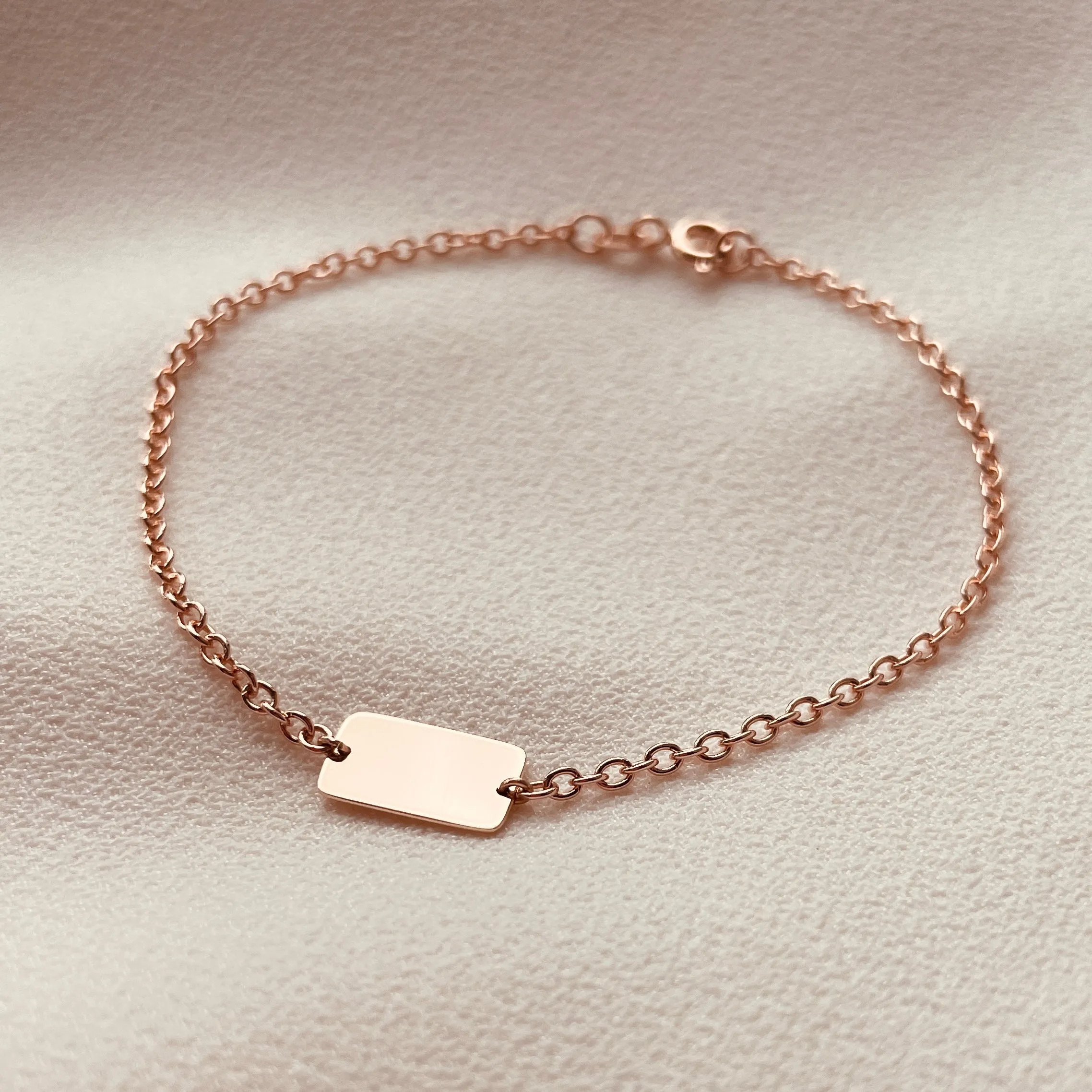 Tailor-Made Landscape Slip Bracelet - Rose Gold