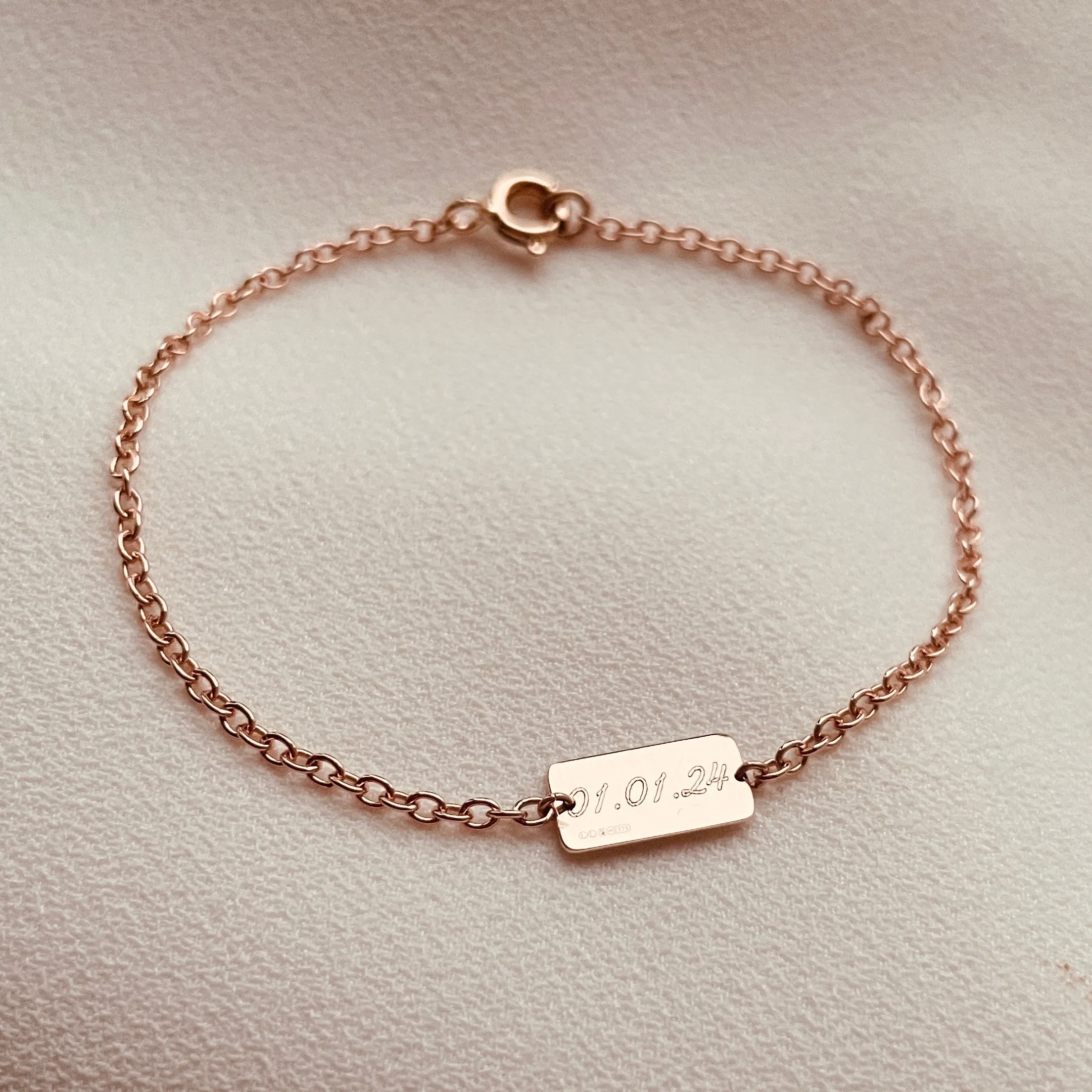 Tailor-Made Landscape Slip Bracelet - Rose Gold