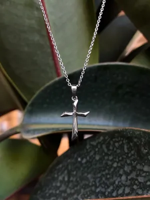 Twisted Cross Necklace