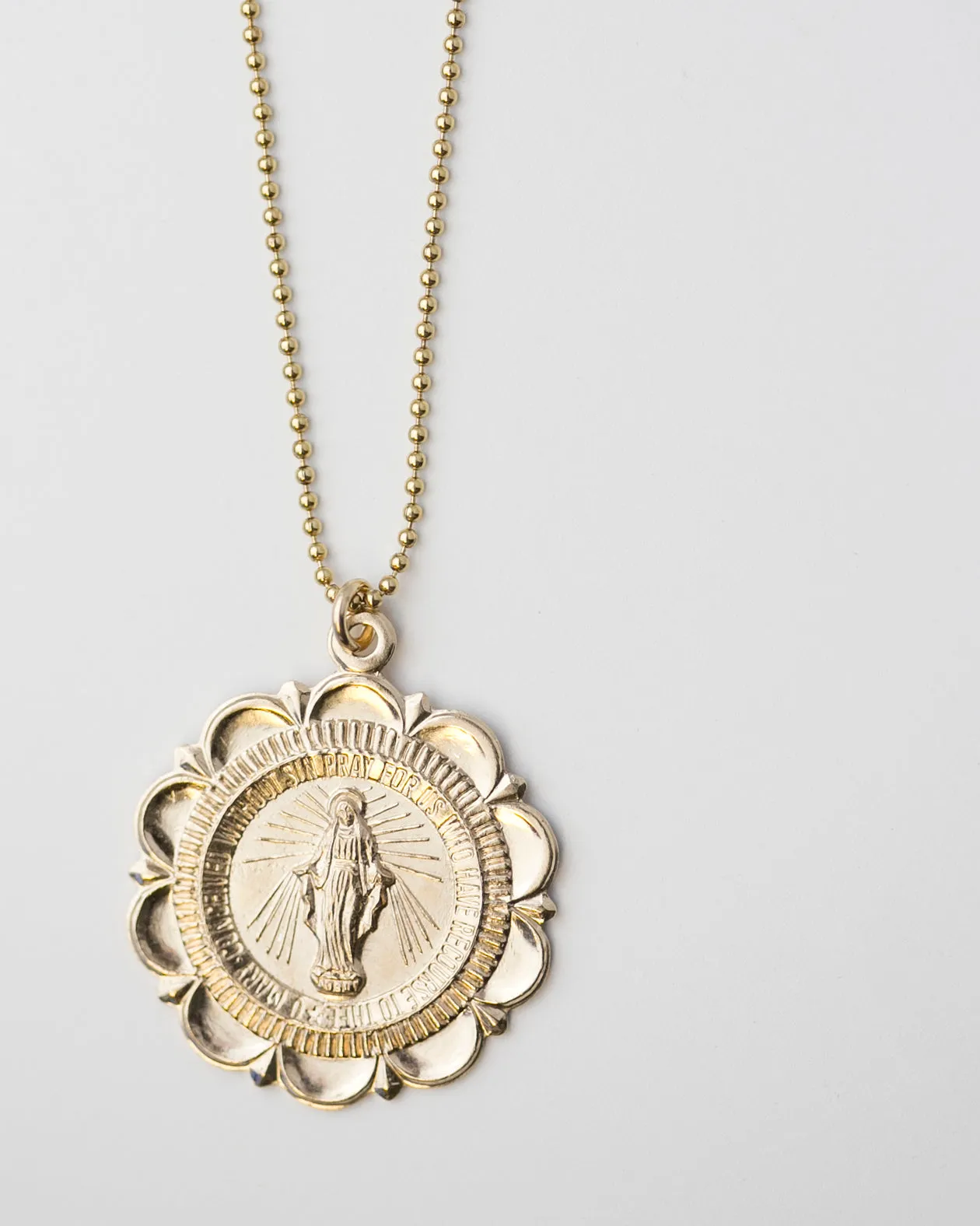 Virgin Mary Necklace